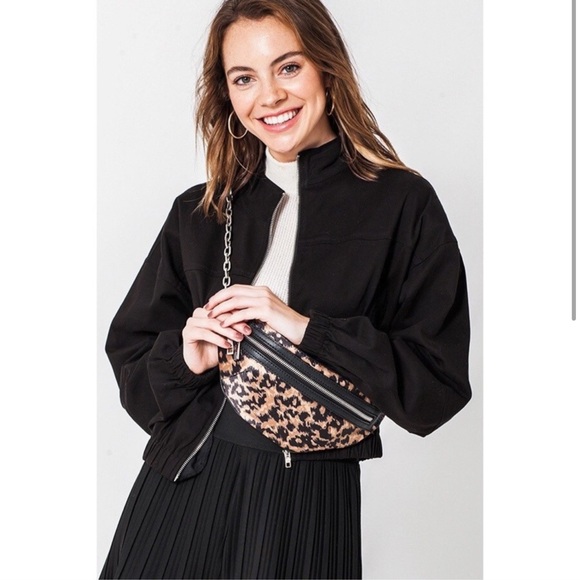 Jenny Cropped Bomber Jacket - Picture 4 of 4